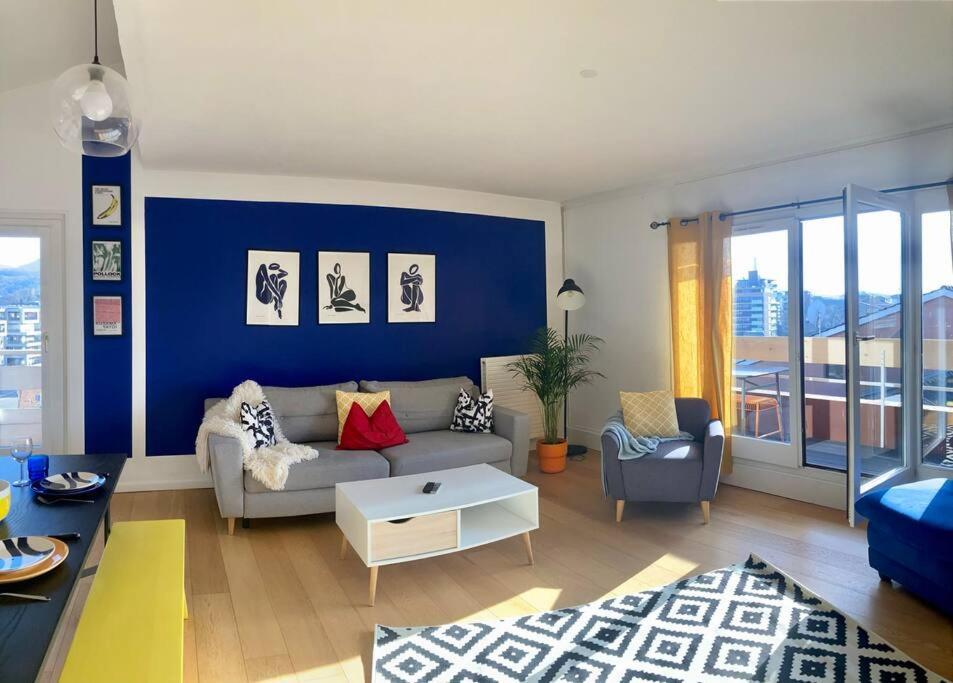 Charmant Appartement Pop - Arty Thonon-les-Bains Buitenkant foto