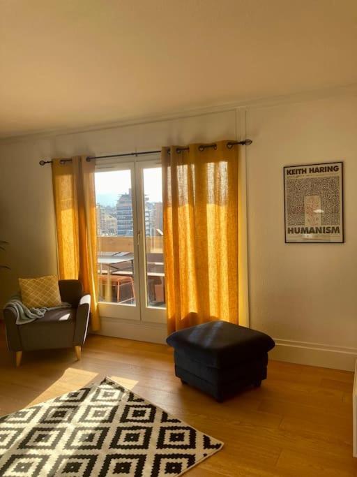 Charmant Appartement Pop - Arty Thonon-les-Bains Buitenkant foto